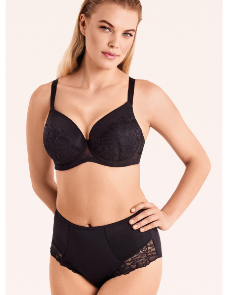 Reggiseno Balconcino Imbottito con Ferretto – PRISCILLA Pizzo Classic