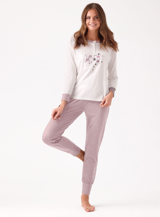 Women’s grandad pyjamas - Galaxy