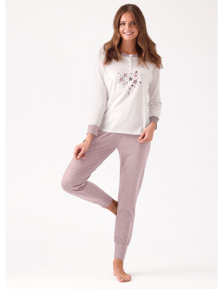 Women’s grandad pyjamas - Galaxy