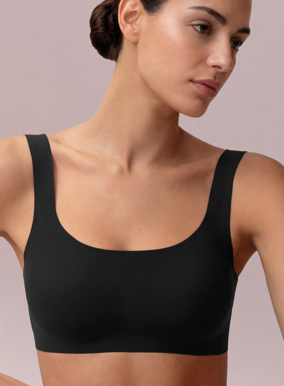 Seamless bonded top bra - MICROFIT
