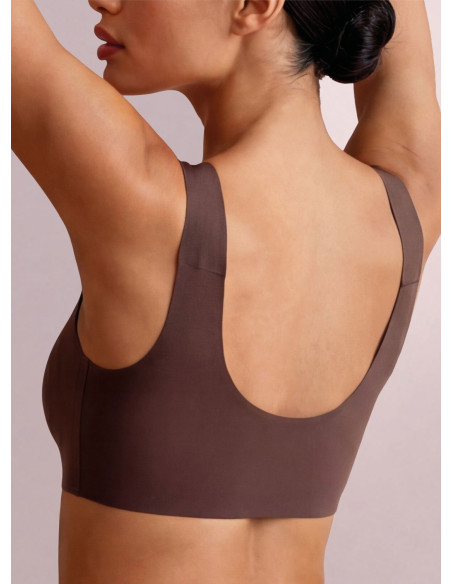 Seamless bonded top bra - MICROFIT
