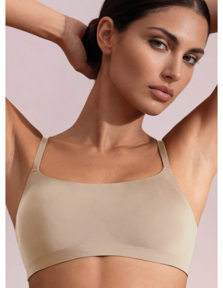 Seamless bonded brassiere - MICROFIT