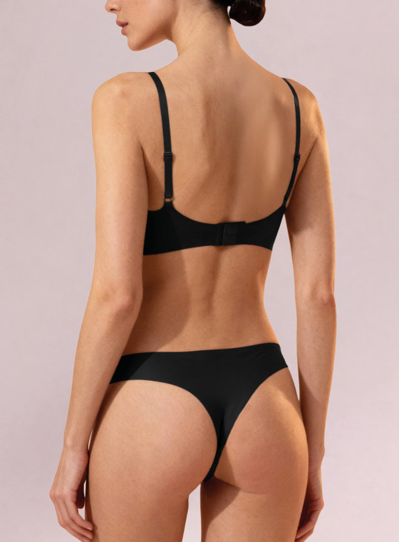Seamless bonded mini brazilian briefs - MICROFIT