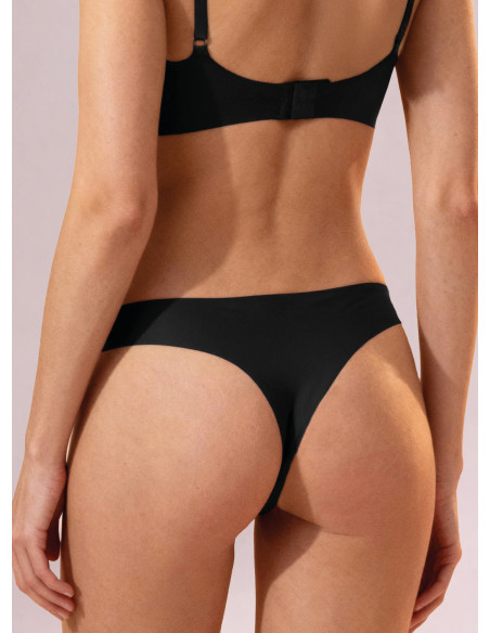 Seamless bonded mini brazilian briefs - MICROFIT