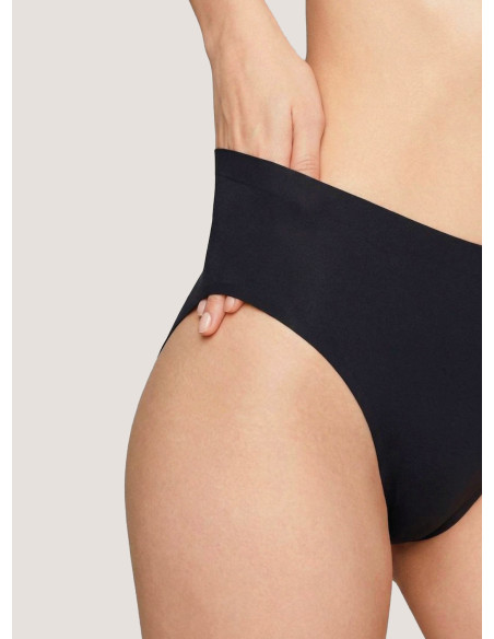 High-waisted seamless bonded brazilian briefs - MICROFIT
