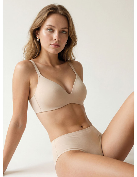 Underwired balconette bra - Naturalfit series