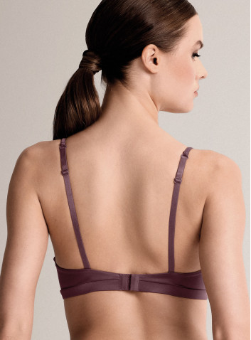 Brassiere bra with removable cups in recycled microfiber 2