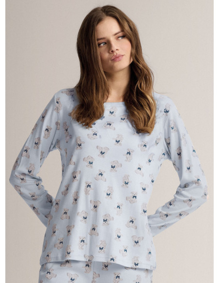 Round-neck pyjamas - PELUCHE