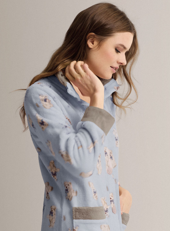Button-up robe - PELUCHE