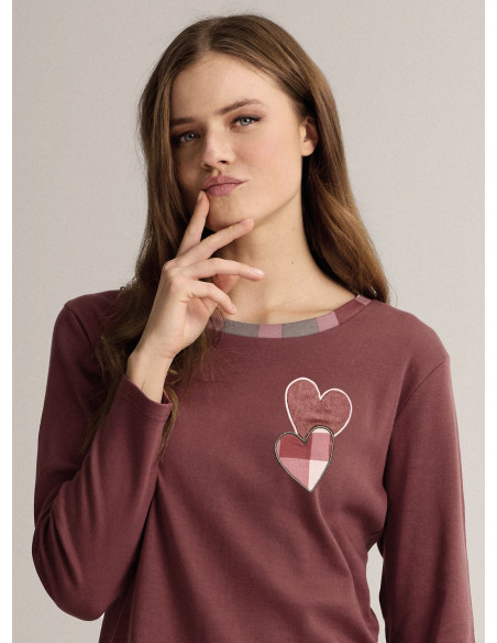 Pigiama girocollo - LOVECHECK