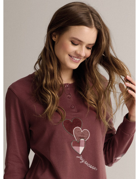 Pigiama serafino - LOVECHECK