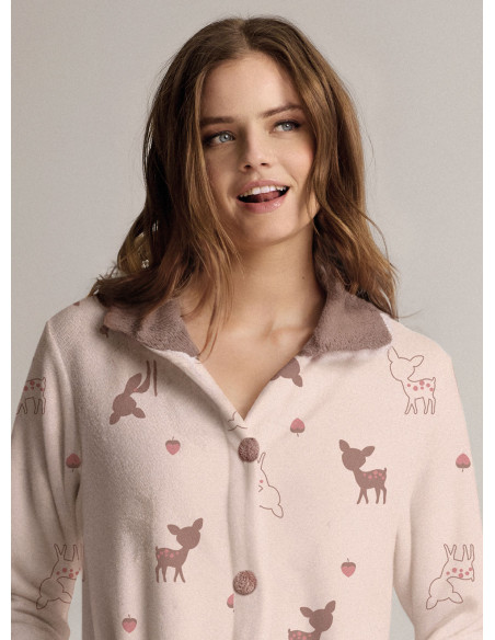 Button-up robe - BAMBI
