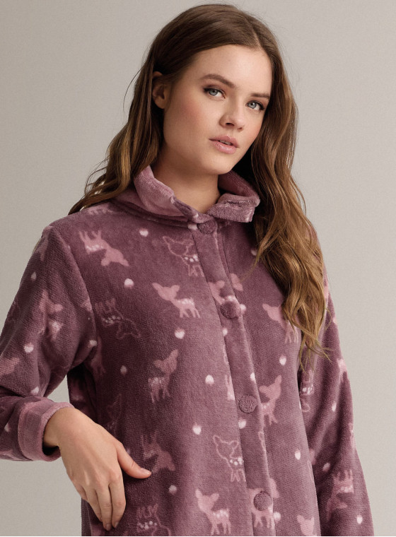 Button-up robe - BAMBI