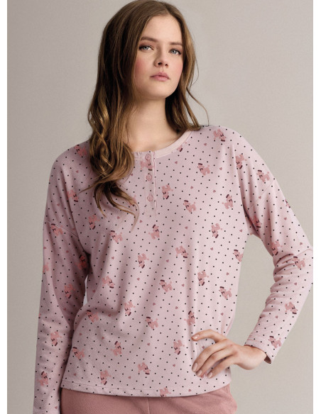 Round-neck pyjamas - COLETTE