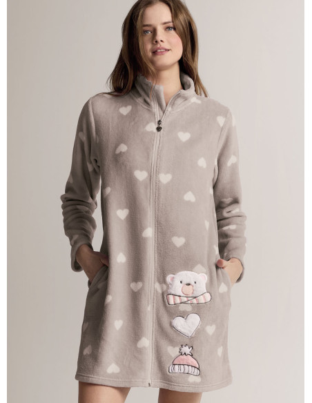 Full-zip robe - ICEBEAR