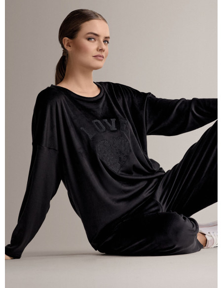 Round-neck loungesuit - COLLEGE