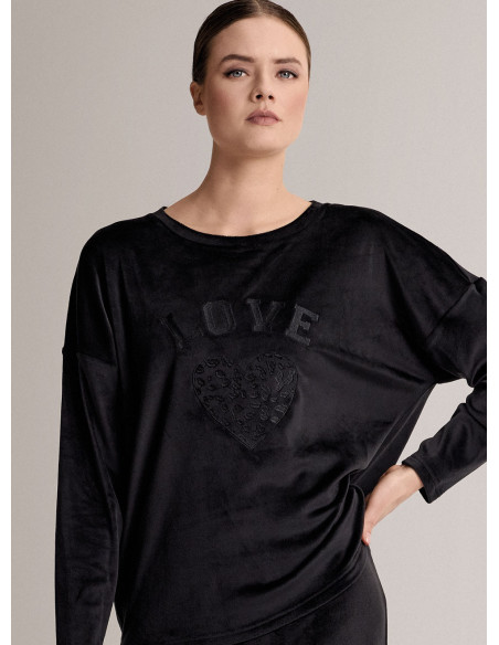 Round-neck loungesuit - COLLEGE