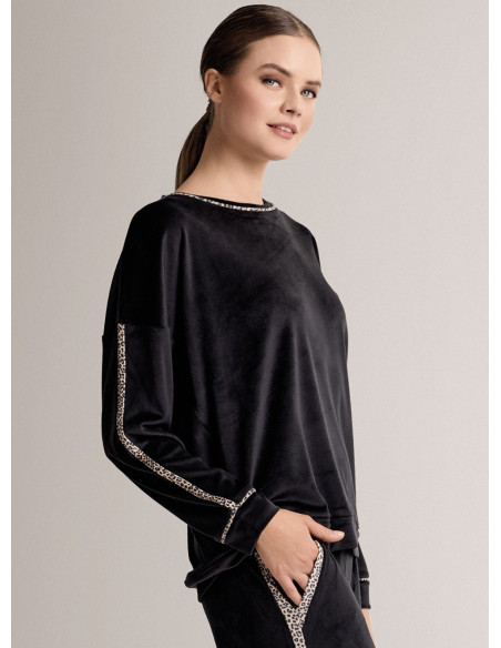 Round-neck loungesuit - PANTHERE