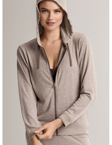 Tuta full zip con cappuccio - LOUNGE