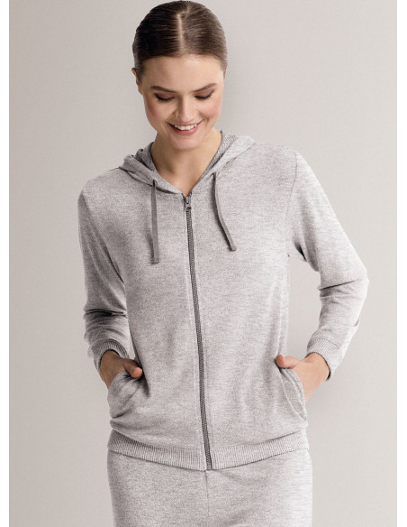 Tuta full zip con cappuccio - LOUNGE